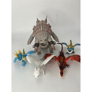 How To Train Your Dragon Stormfly, BEWILDERBEAST, Hookfang, & Light Fury Toys